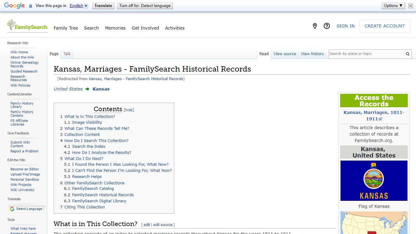 Kansas, Marriages - FamilySearch Historical Records