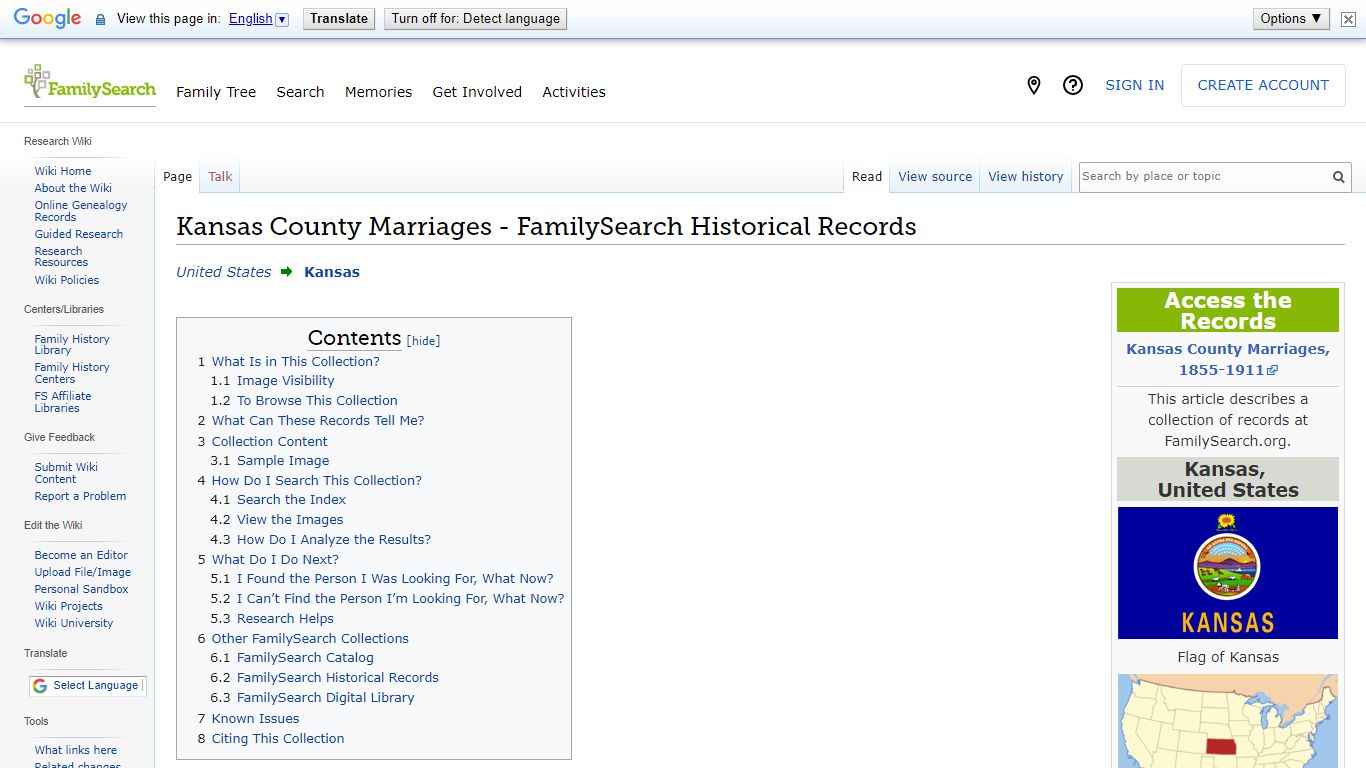 Kansas County Marriages - FamilySearch Historical Records